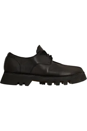GUIDI Buty, Mężczyzna, Czarny, 42 EU, Zoomorphic Derby Buty