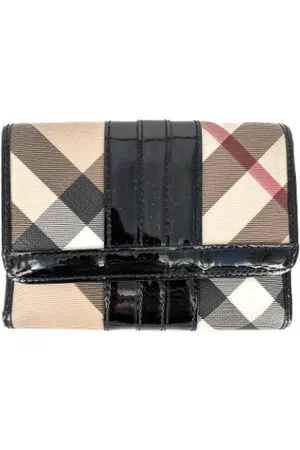Burberry Pre-owned, Kobieta, Wielobarwność, ONE SIZE, Pre-owned portfele płócienne