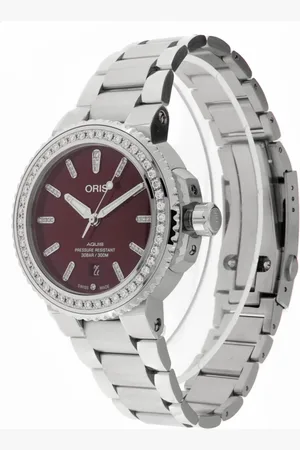 Oris Akcesoria, Kobieta, Szary, ONE SIZE, 73377664998-0782205Peb - Aquis Date Diamonds