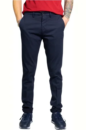 HARMONT&BLAINE Spodnie, Mężczyzna, Niebieski, 4XL, Niebieskie Stylowe Spodnie Ss 21