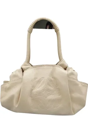 Loewe Pre-owned, Kobieta, Beżowy, ONE SIZE, Skóra, Pre-owned skórzane torby na ramię