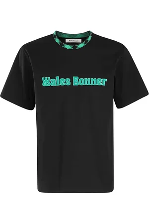 WALES BONNER Koszulki, Mężczyzna, Czarny, M, T-Shirts
