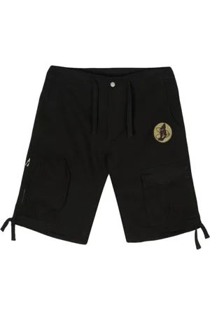 Billionaire Boys Club Szorty, Mężczyzna, Czarny, L, Czarne Cargo Shorts z Haftowanym Logo