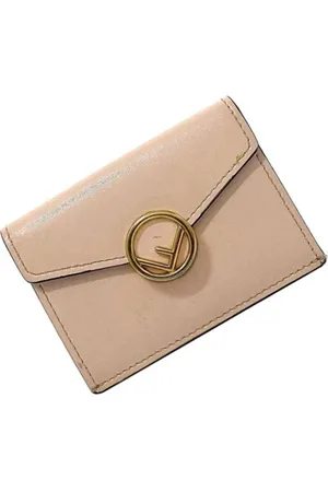 Fendi Pre-owned, Kobieta, Beżowy, ONE SIZE, Skóra, Pre-owned skórzane portfele