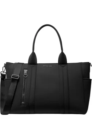 Michael Kors Torebki, Mężczyzna, Czarny, ONE SIZE, Nylon, Czarna Torba Podróżna