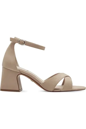 QS by s.Oliver Buty, Kobieta, Beżowy, 40 EU, Eleganckie Beżowe Sandały