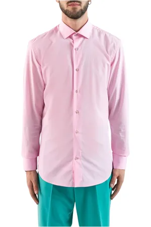 COR SINE LABE DOLI Koszule, Mężczyzna, Różowy, 2XL, Klasyczna Kolekcja Koszul