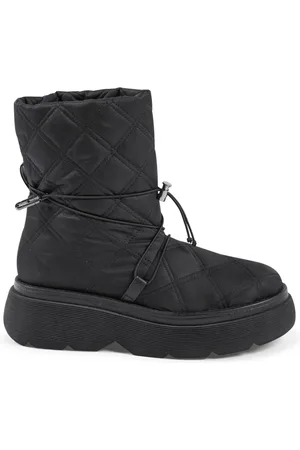 DEE OCLEPPO Buty, Kobieta, Czarny, 41 EU, Nylon, Nowoczesny Nylonowy Śniegowy But