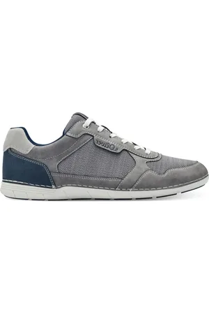 QS by s.Oliver Buty, Mężczyzna, Szary, 42 EU, Szare Sneakersy dla Mężczyzn