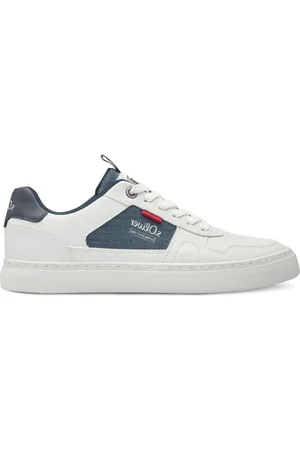 QS by s.Oliver Buty, Mężczyzna, Biały, 43 EU, Białe Sneakersy dla Mężczyzn
