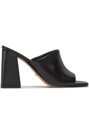 Guess Buty, Kobieta, Czarny, 39 EU, Czarne płaskie sandały Keila Mules