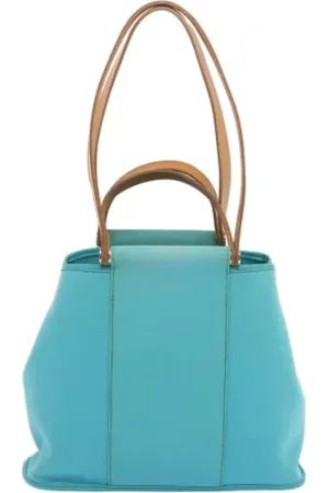 Hermès Pre-owned, Kobieta, Niebieski, ONE SIZE, Pre-owned Canvas handbags