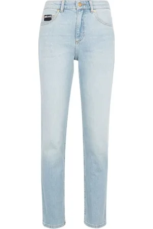 Roberto Cavalli Jeansy, Kobieta, Niebieski, W29, Denim, Jeansyy z prostą nogawką