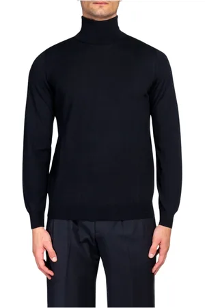 COR SINE LABE DOLI Swetry, Mężczyzna, Czarny, 4XL, Len, Turtleneck Jumpers Essential Style Comfort