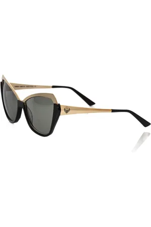 FRANKIE MORELLO Akcesoria, Kobieta, Czarny, ONE SIZE, Eleganckie dwukolorowe okulary przeciwsłoneczne