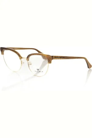 FRANKIE MORELLO Akcesoria, Kobieta, brązowy, ONE SIZE, Okulary Clubmaster z brokatowymi akcentami