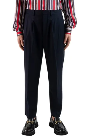COR SINE LABE DOLI Spodnie, Mężczyzna, Niebieski, 2XL, Poliester, Elegant Suit Trousers