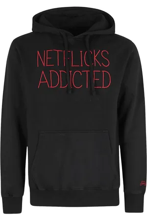 MC2 SAINT BARTH Bluzy, Mężczyzna, Czarny, M, Stylowy Hoodie dla Mężczyzn i Kobiet