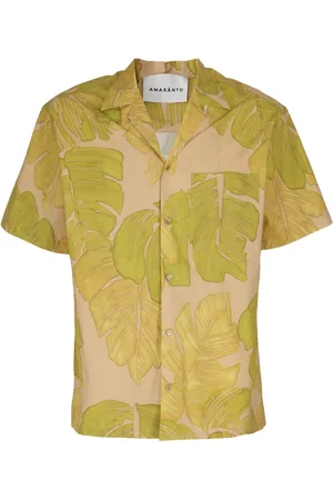 AMARANTO Koszule, Mężczyzna, Wielobarwność, L, Short Sleeve Shirts