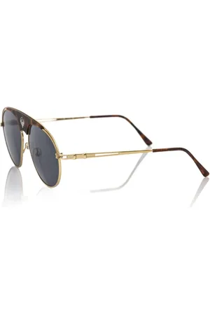 FRANKIE MORELLO Akcesoria, Mężczyzna, brązowy, ONE SIZE, Eleganckie Okulary Przeciwsłoneczne z Akcentem Havana
