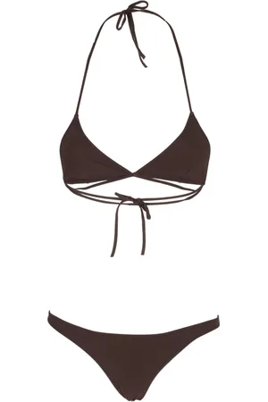 Lido Stroje kąpielowe, Kobieta, brązowy, L, Stylowe Okulary Wrap Around