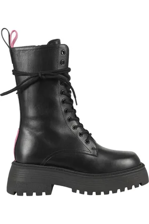 3Juin Buty, Kobieta, Czarny, 36 EU, Lace-up Botki