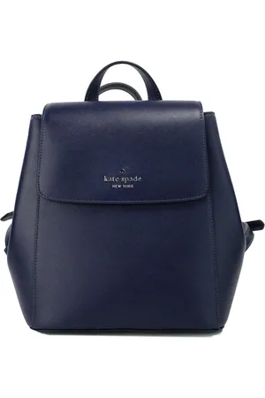 Kate Spade Torebki, Kobieta, Niebieski, ONE SIZE, Stylowy Skórzany Plecak Torba