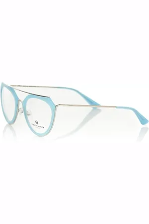 FRANKIE MORELLO Akcesoria, Kobieta, Niebieski, ONE SIZE, Lekkie Niebieskie Okulary Awiatorek