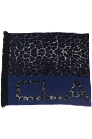 Roberto Cavalli Akcesoria, Mężczyzna, Wielobarwność, ONE SIZE, Fantasy Logo Szalik