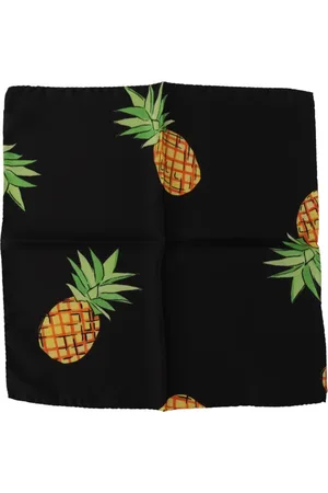 Dolce & Gabbana Akcesoria, Mężczyzna, Czarny, ONE SIZE, Silky Scarves