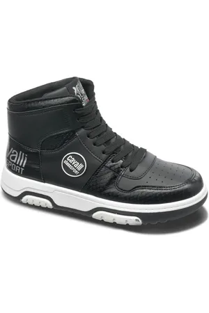 Roberto Cavalli Buty, Kobieta, Czarny, 40 EU, Błyszczące Sneakersy dla Kobiet