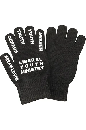 Liberal Youth Ministry Akcesoria, Mężczyzna, Czarny, ONE SIZE, Stylowa koszulka z nadrukiem