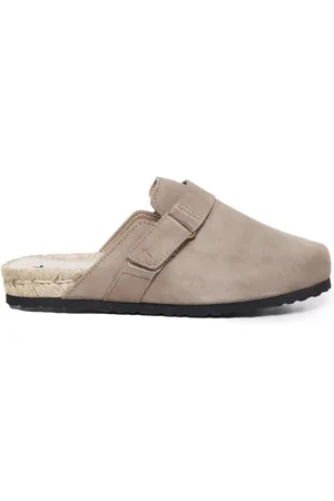 MANEBI Buty, Kobieta, Beżowy, 39 EU, Zamsz, Premiumowe Sandały z Zamszu w Kolorze Coco Brown