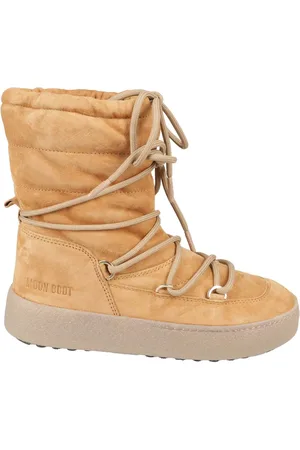 Moon Boot Buty, Kobieta, brązowy, 36 EU, Zamsz, Zamszowe buty zimowe