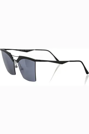 FRANKIE MORELLO Akcesoria, Kobieta, Czarny, ONE SIZE, Okulary Clubmaster z Szarymi Szkłami
