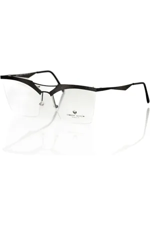 FRANKIE MORELLO Akcesoria, Kobieta, Czarny, ONE SIZE, Czarny Glitter Metal Clubmaster Okulary