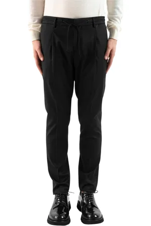 COR SINE LABE DOLI Spodnie, Mężczyzna, Czarny, M, Slim Fit Suit Trousers