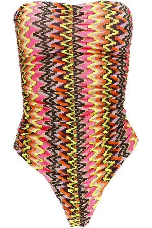 F**K Stroje kąpielowe, Kobieta, Różowy, S, Odważny Monokini Fuchsia dla Kobiet