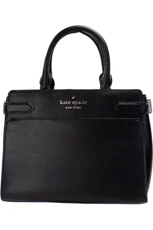 Kate Spade Torebki, Kobieta, Czarny, ONE SIZE, Skórzana Saszetka na Ramię z Kornetem