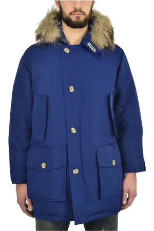 Woolrich Kurtki, Mężczyzna, Niebieski, XS, Winter Kurtki