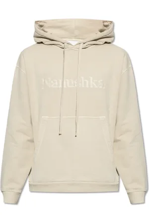 Nanushka Bluzy, Mężczyzna, Beżowy, S, Bluza z logo Ever