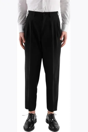 COR SINE LABE DOLI Spodnie, Mężczyzna, Czarny, S, Elegant Suit Trousers Pantalone