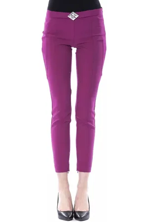 Byblos Spodnie, Kobieta, Fioletowy, S, Slim-fit Trousers