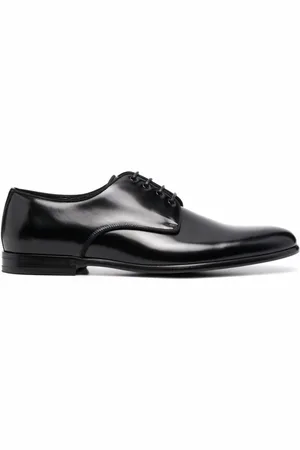 Dolce & Gabbana Buty, Mężczyzna, Czarny, 43 EU, Czarne buty płaskie Gros Grain