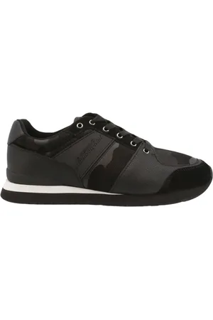 AUTOMOBILI LAMBORGHINI Buty, Mężczyzna, Czarny, 40 EU, Metal Eyelet Round Toe Sneakers