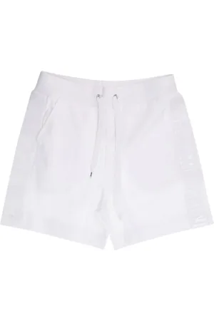 Moschino Szorty, Mężczyzna, Biały, M, Białe Bawełniane Spodenki Regular Fit