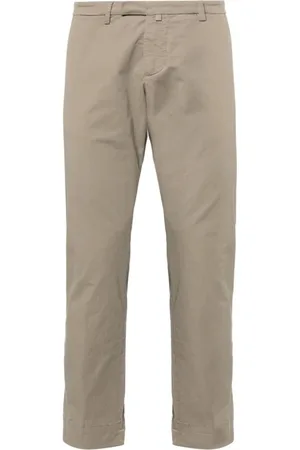Briglia 1949 Spodnie, Mężczyzna, Zielony, L, Zielone Spodnie Slim Fit Poplin