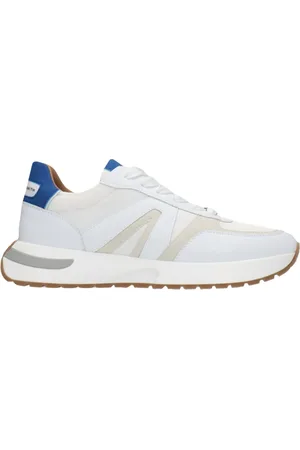 Alexander Smith Buty, Mężczyzna, Biały, 44 EU, Sneakers - Biało/Niebieski - Stylowy Model
