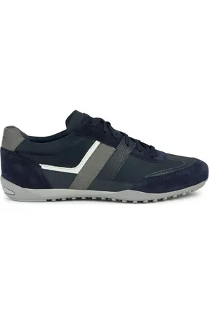 Geox Buty, Mężczyzna, Niebieski, 42 EU, Zamsz, Niebieskie Sneakersy dla Mężczyzn