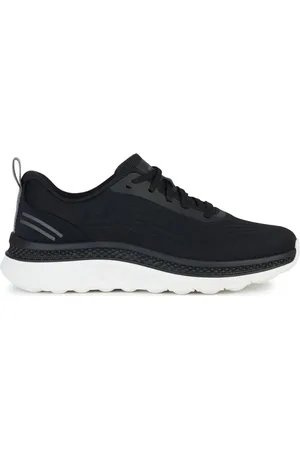 Geox Buty, Mężczyzna, Czarny, 45 EU, Len, Czarne Buty Sportowe dla Mężczyzn